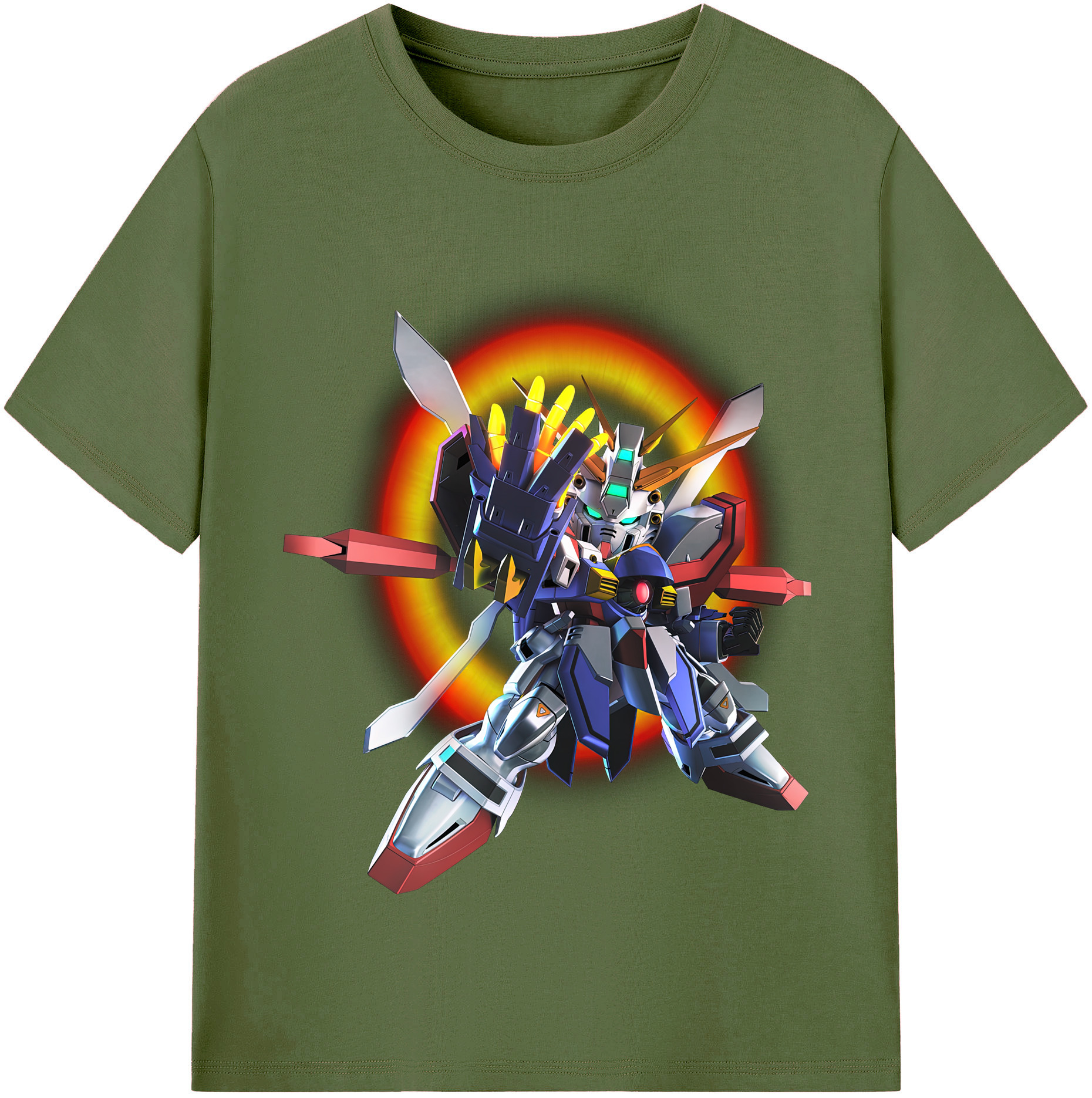 （画像用） 機動戦士ガンダム Mobile Suit Gundam 綿100％半袖Tシャツ（フロントプリント）